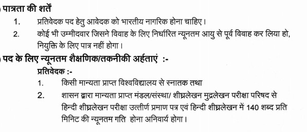 Eligibility Criteria For CG Vidhansabha Reporter Recruitment 2020